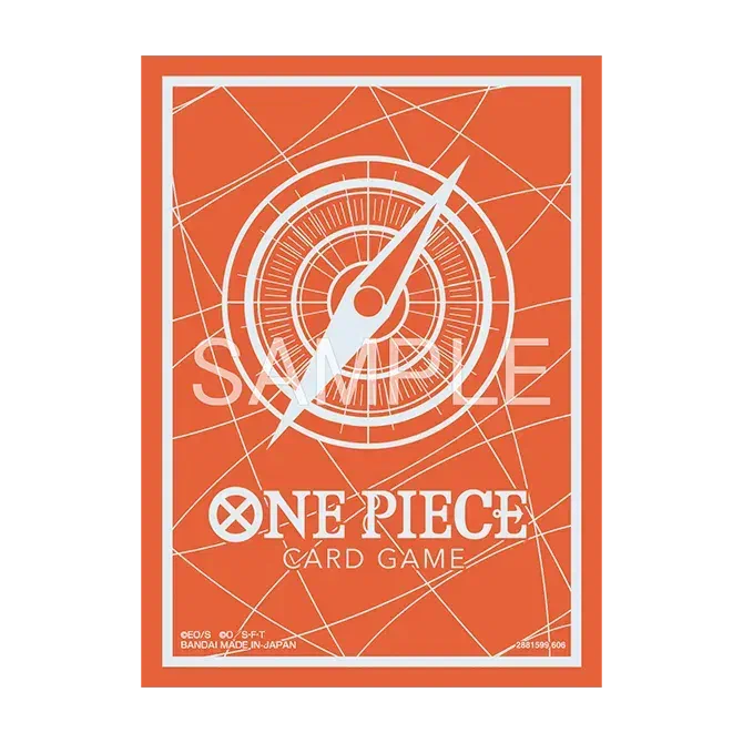 One Piece Card Game: Limited Card Sleeve Standard Orange Silver Coming to BCG Fest