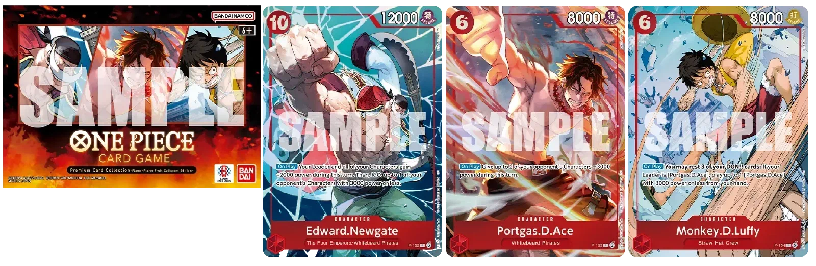 One Piece Card Game: Premium Card Collection Flame-Flame Fruit Coliseum Edition Revealed