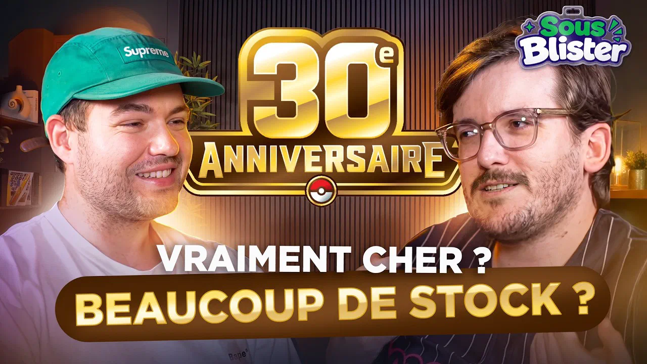 Sous Blister le podcast de Thomas de CardsHunter, aux côtés d'Homerkun : focus sur les 30 ans de Pokémon
