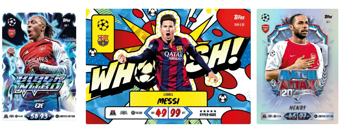 Topps Match Attax UCC 2026/27: The 20th Anniversary Collection