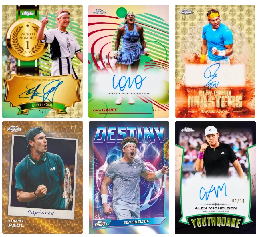 2026 Topps Chrome Tennis: Where Tennis Shines Bright