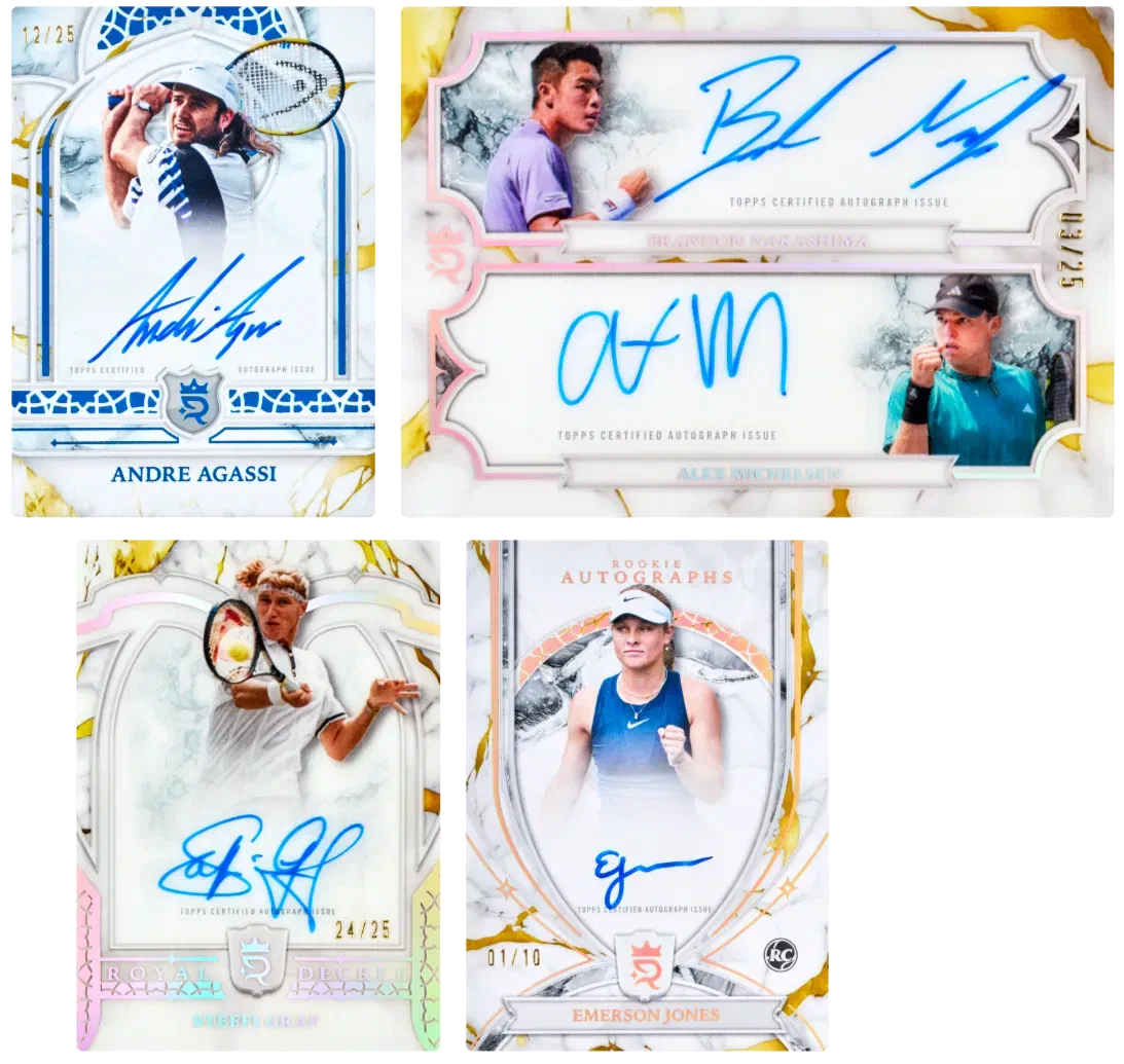 Topps Royalty Tennis 2026: Legendary Autographs and Relics Open for Pre-Order