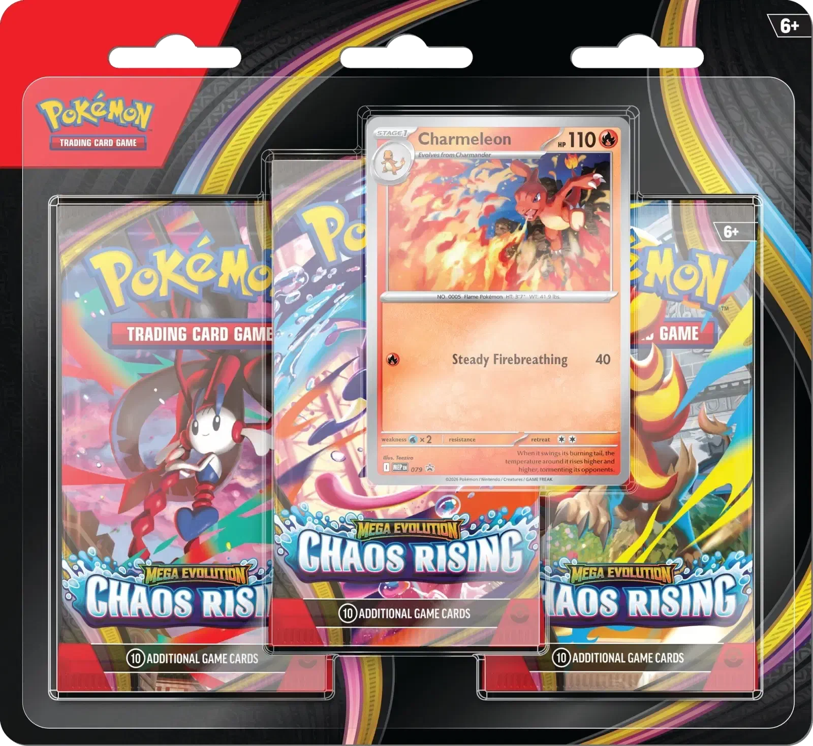 Pack 3 boosters Méga-Évolution - Chaos Ascendant