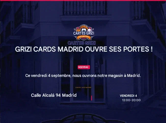 Antoine Griezmann ouvre sa boutique Grizi Cards à Madrid