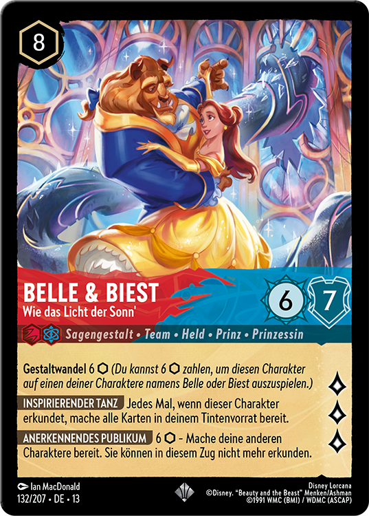 Belle and Beast card