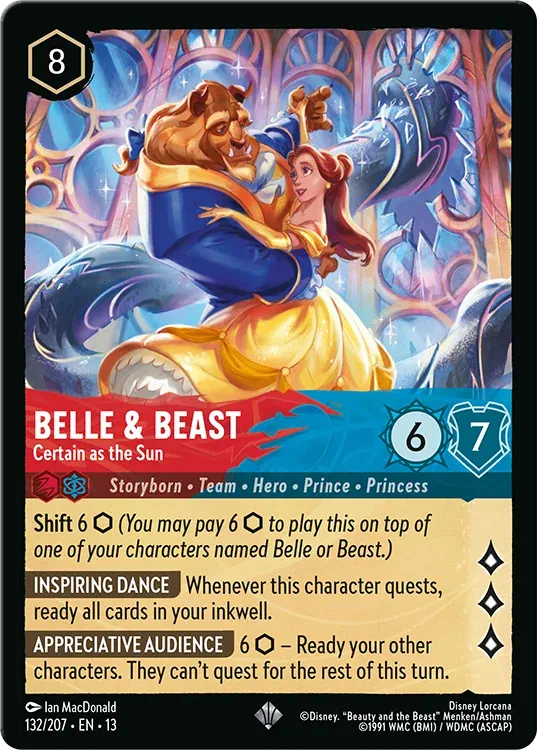 Belle and Beast card