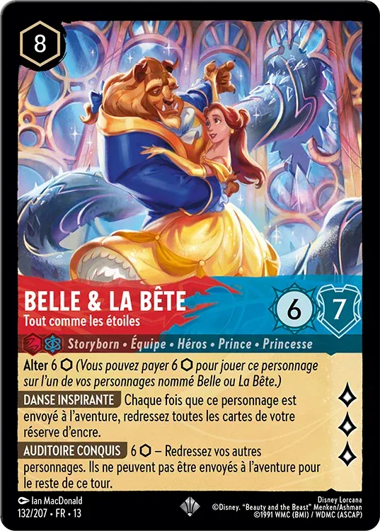 Belle and Beast card