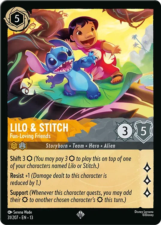Lilo & Stitch card