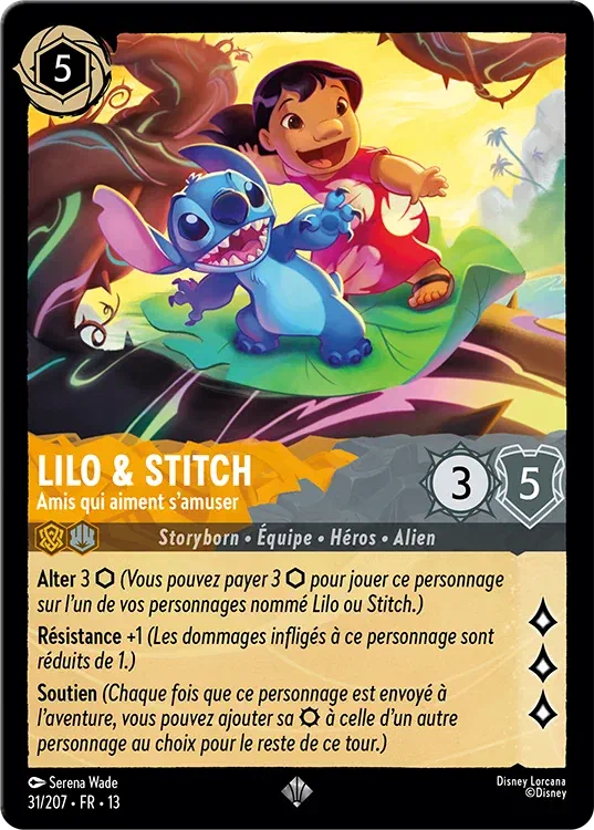 Lilo & Stitch card
