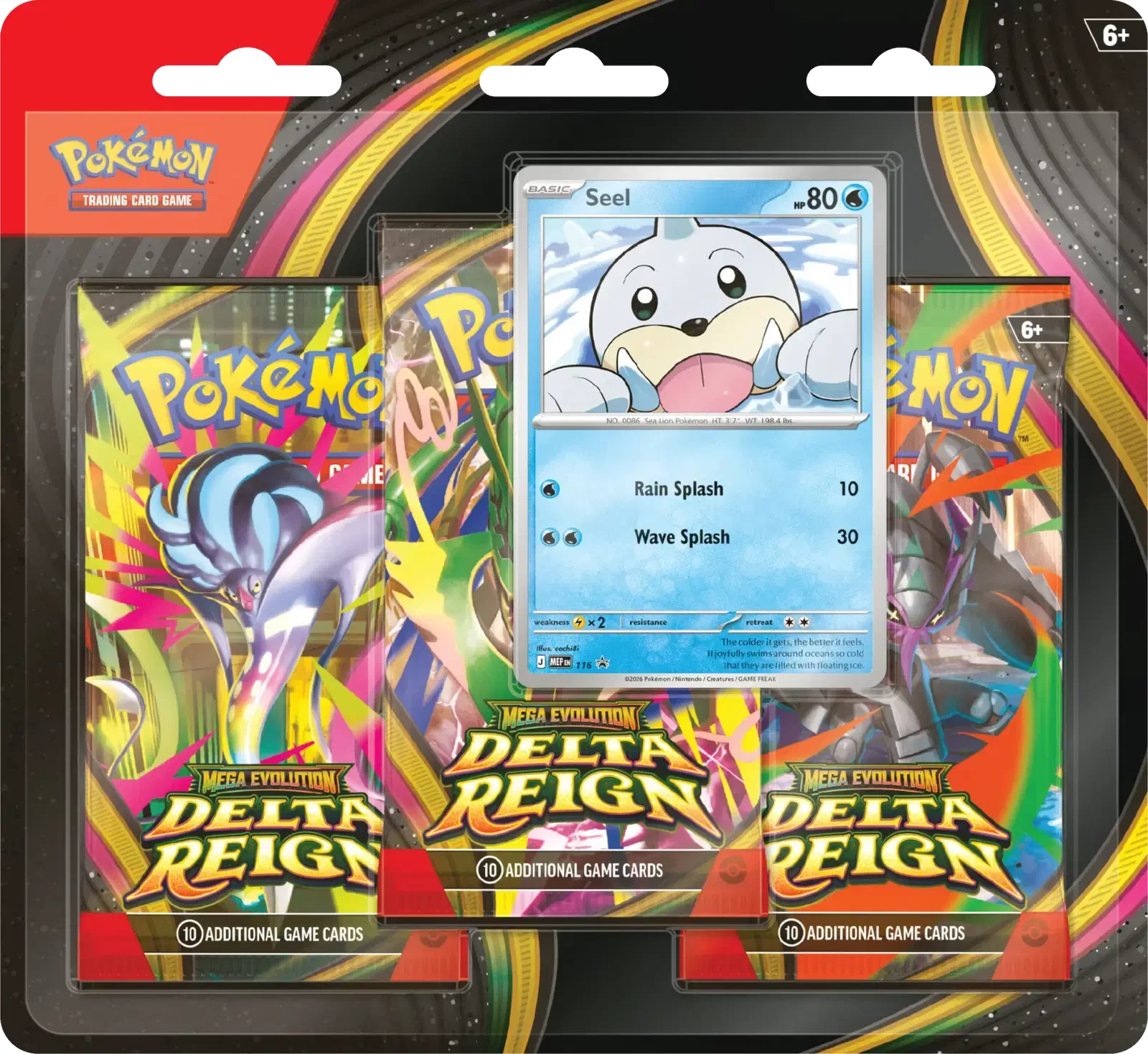 Pack 3 boosters — Méga-Évolution : Règne Delta (Tripack ME06)