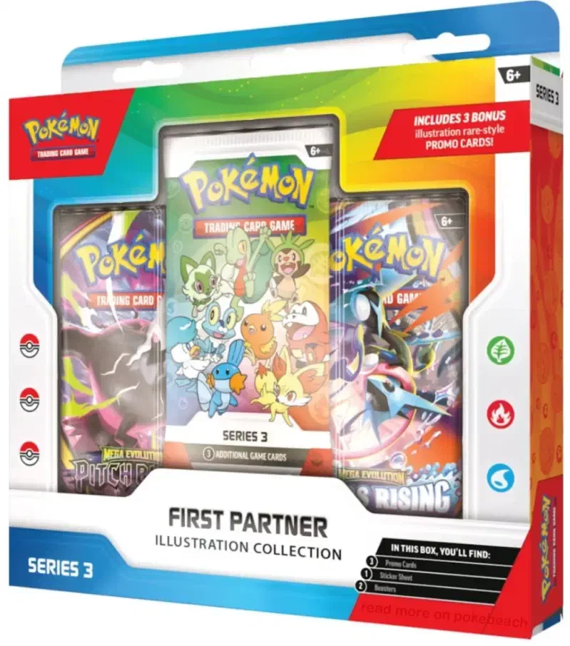 Pokémon TCG : Collection Illustration Premiers Partenaires – Série 3