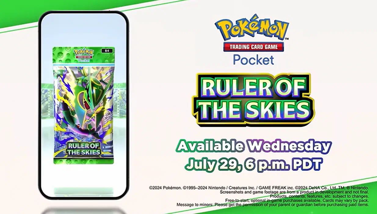 Pokémon TCG Pocket: Herrscher der Lüfte (B4) – Trailer und Release-Termin