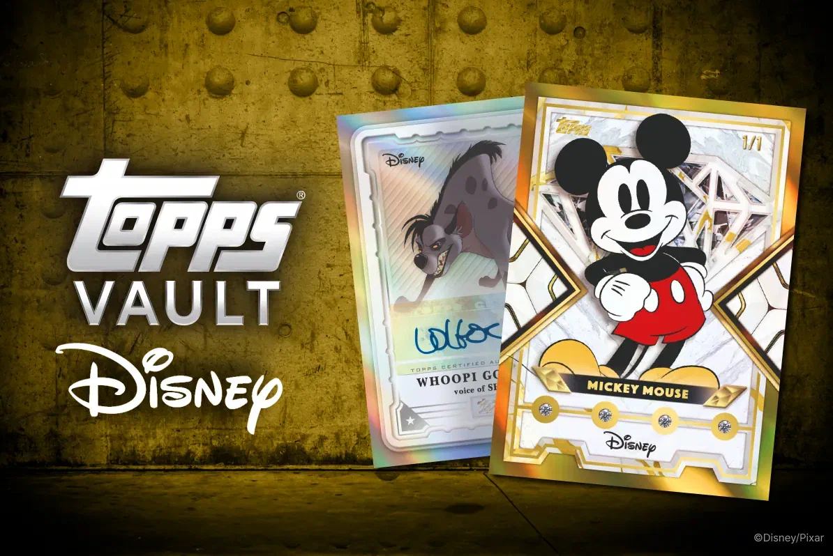 2026 Topps Vault Disney: The Vault of Disney Magic Opens October 21 via EQL